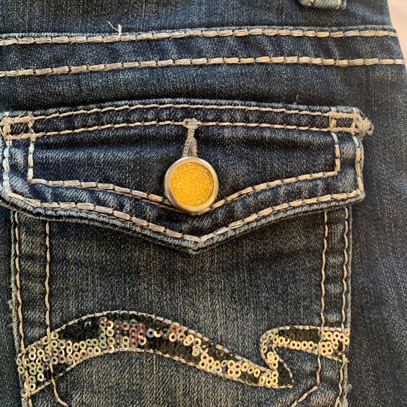 Ladies Jeans Mossimo Supply Boot Cut Size 9 - Picture 7 of 8